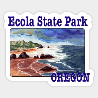 Ecola State Park, Oregon Sticker